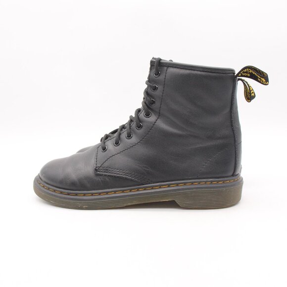 Doc Dr. Martens 15382 Women's Size 5 Black Zip Lace Up Comfort Combat Boots - Picture 4 of 9